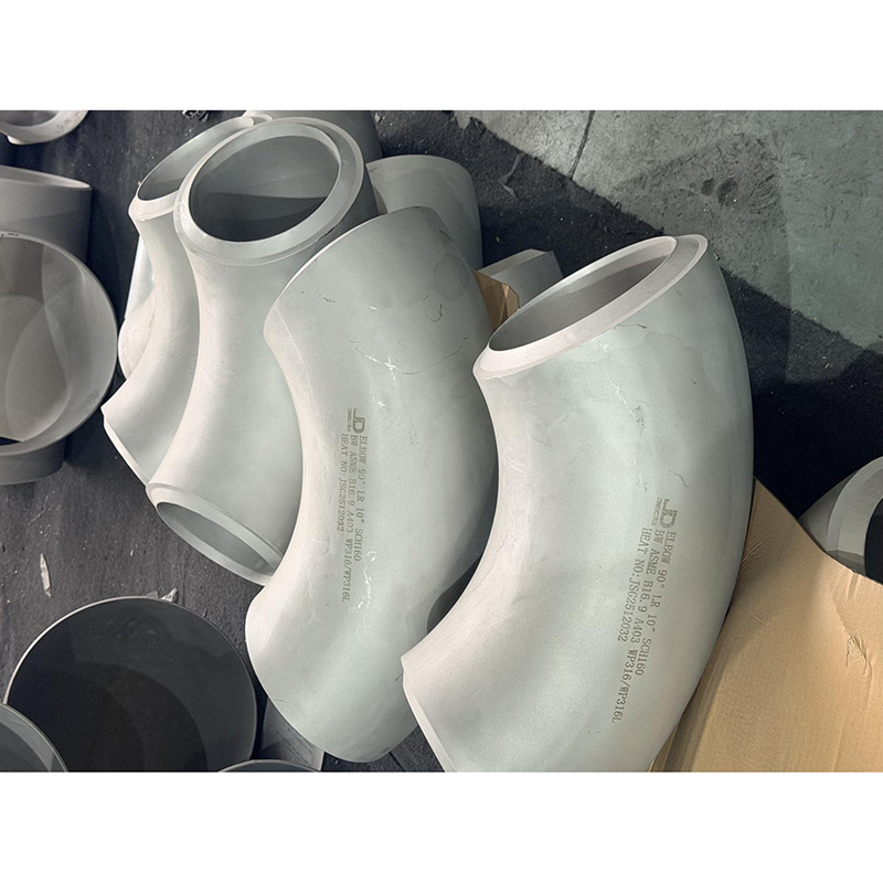 Stainless Steel 90 Degree Elbows, A403 WP316/WP316L-S, 10 IN