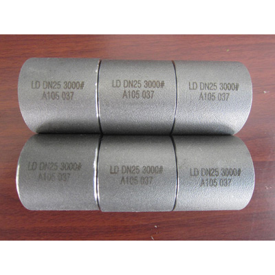 A105 Half Coupling, Pressure Rating 3000#, SW DN25