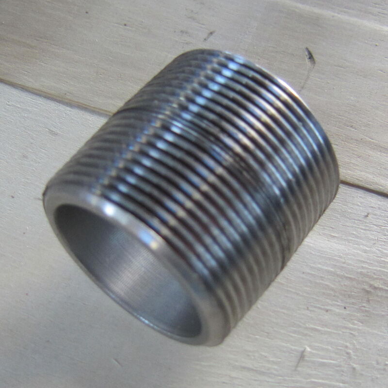 ASTM A312 TP316L Close Nipple, ASME B36.10, 1-1/2 IN, SCH 80