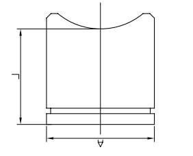 ASTM A53 Grooved Welded Outlet Design Drawing