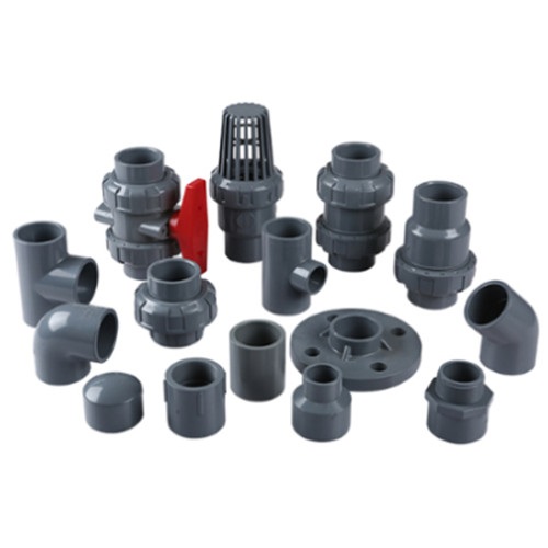 CPVC Valves, Pipe Fittings, 1/2 -4 Inch, ANSI, DIN