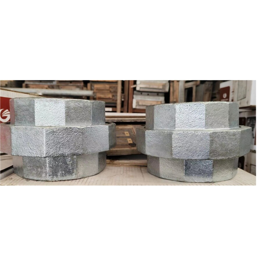 Malleable Iron Pipe Unions, ASME B1.20.1, ANSI B16.3, 6 Inch