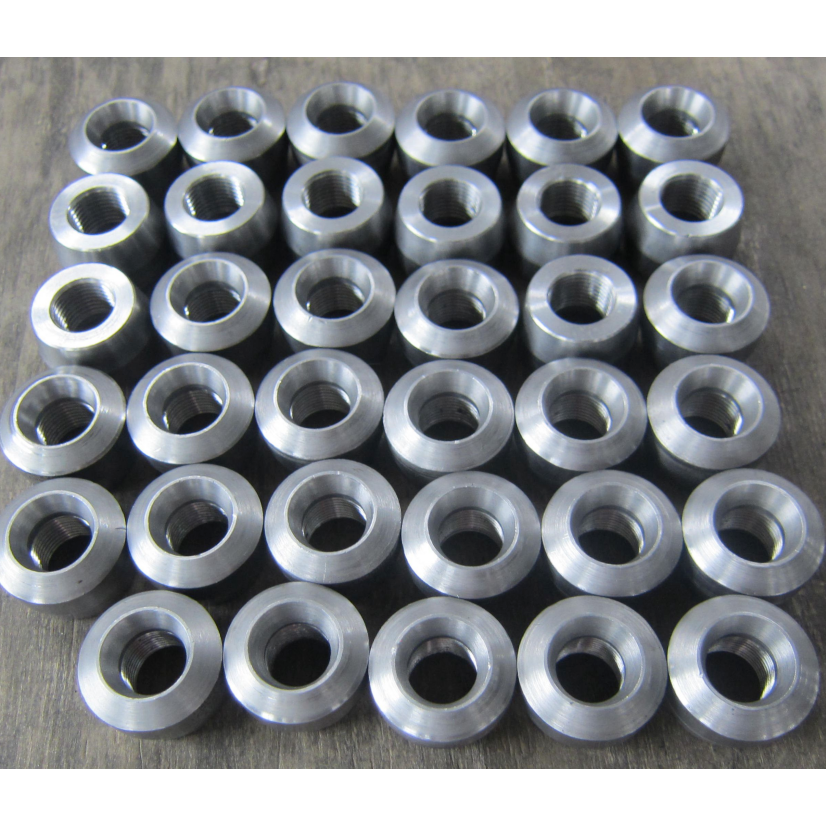 MSS SP-97 Threadolet, ASTM A105, 8 x 1/2 Inch, 3000 LB, NPT