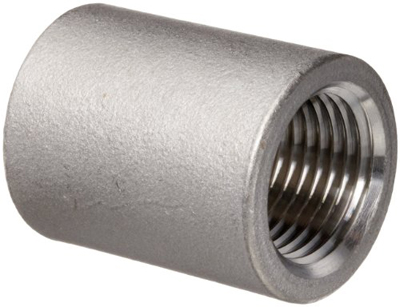 NPT Threaded Coupling, ASTM A182 F304L, 1 Inch, SCH 40, B16.11