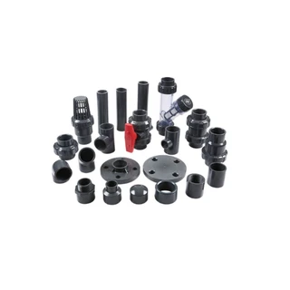 UPVC Valves, Pipe Fittings, Tubes, ANSI, DIN