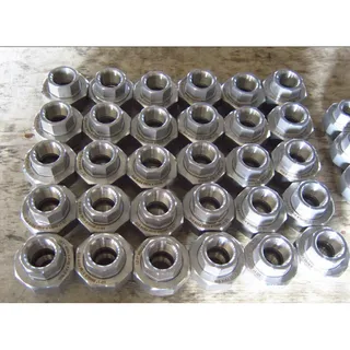 NPT Threaded Pipe Unions, MSS SP-83, A182 F316, 1 IN, CL3000