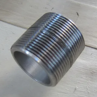 ASTM A312 TP316L Close Nipple, ASME B36.10, 1-1/2 IN, SCH 80