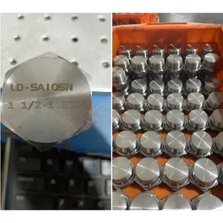 Heat Exchanger Hex Plug, ASTM A105/A105N, 1-1/2 Inch, 33 mm
