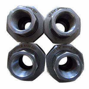 SA 105 Female Union, MSS-SP-83, Class 3000, 3/4 Inch, NPT