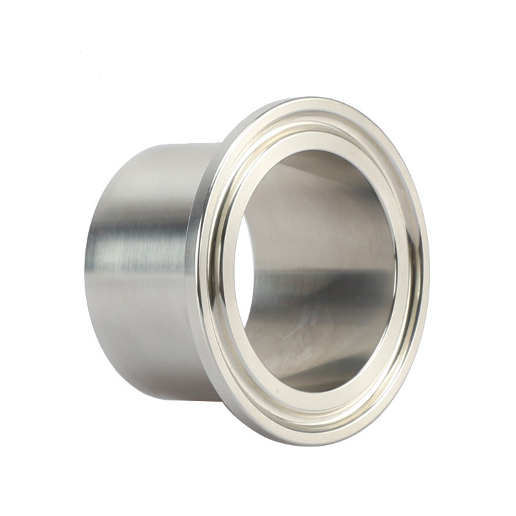 Sanitary Weld Ferrule, SS 304, 50.5 mm Flange, DN25 Outlet