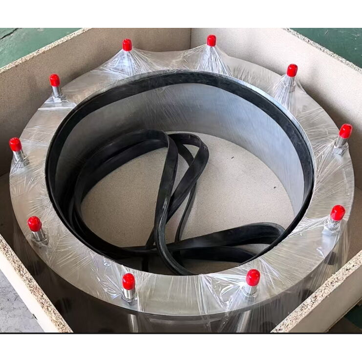 SS 316 Flange Adaptor, Stainless Steel, DN500, Rubber Sealed