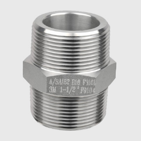 Stainless Steel Hex Nipple, 1/8-4 Inch, 2000-9000 LB