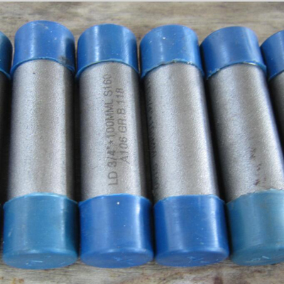 TBE Nipple, A106 Grade B, ANSI B16.11, SCH 160, 3/4 Inch, 100mm