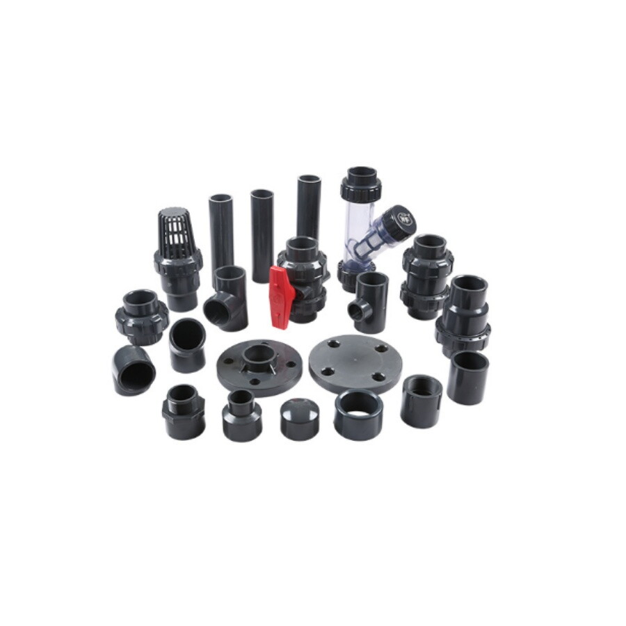 UPVC Valves, Pipe Fittings, Tubes, ANSI, DIN