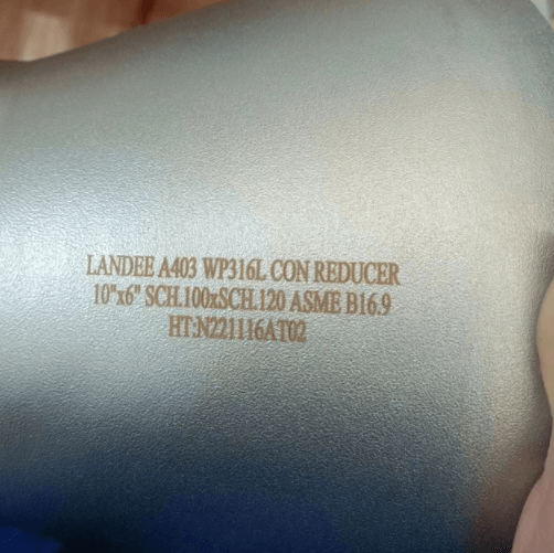 ASTM A403 WP316L Concentric Reducer, ASME B16.9, 10 x 6 Inch