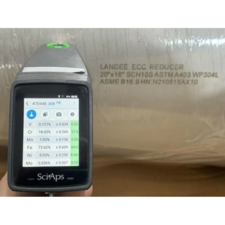 ASTM A403 WP304L Eccentric Reducer, ASME B16.9, 20*16 IN, BW