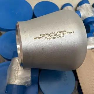 ASTM A403 WP316/316L Concentric Reducer, 6*4 IN, SCH 40, BW