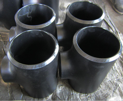 6 Inch X 4 Inch Reducing Tee, ANSI B16.9, ASTM A234 WPB, SCH 80
