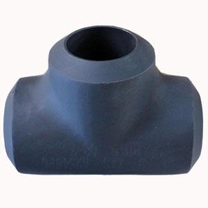ASTM A234 WP5 Equal Tee, ASME B16.9, SCH XXS, 8 Inch, Black