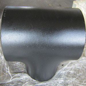 ASTM A234 WPB Reducing Tee, ASME B16.9, 6 X 4 Inch, SCH 40