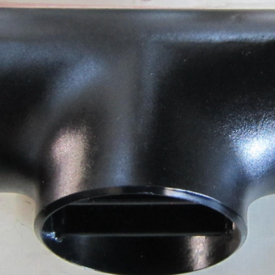 ASTM A234 WPB Seamless Barred Tee, 8 Inch, SCH.40, ANSI B16.9