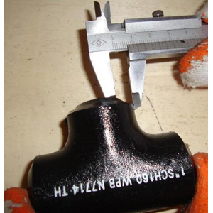 ASTM A234 WPB Tee, ASME B16.9, SCH 160, 1 Inch, BW End