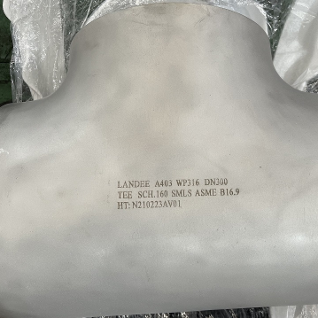 ASTM A403 WP316 Seamless Equal Tee, 12 Inch, DN300, SCH.160