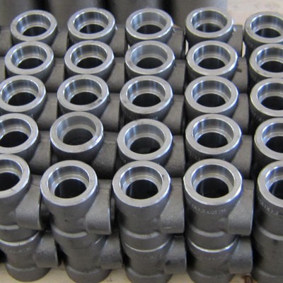 Carbon Steel Equal Tee, ASTM A105, CL3000, DN25, SW, ASME B16.11