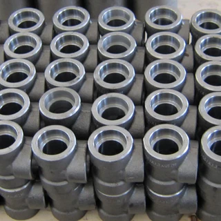 Carbon Steel Equal Tee, ASTM A105, CL3000, DN25, SW, ASME B16.11