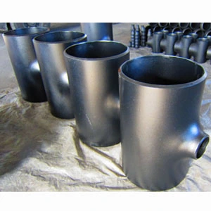 A234 WPB Seamless Reducing Tee, SCH 40, 250 X 80 mm