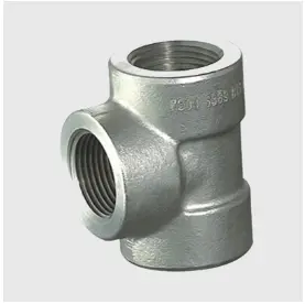 Duplex Steel Forged Threaded Tee, 1/8-4 Inch, 2000-9000 LB