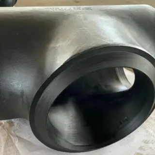 ASTM A234 WPB Equal Tee, ANSI B16.9, SCH 160, BW