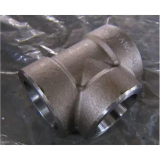 ASME B16.11 Equal Tee, ASTM A105, 2 Inch, CL3000 LB, SW Ends