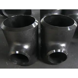 ASTM A234 WPB Seamless Reducing Tee, ASME B16.9, 10 * 6 Inch