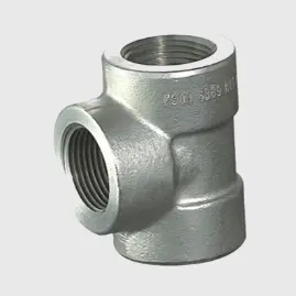 ASME B16.11 Threaded Tee, ASTM A182 F44, F51, F53, F55, F60