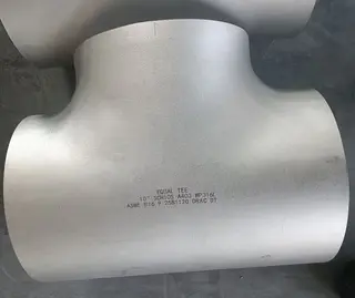 Stainless Steel Equal Tees, ASTM A403 WP316/WP316L, 10 Inch