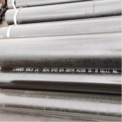 Carbon Steel Seamless Pipe, ASTM A106/A53/API 5L GR.B, 16 IN