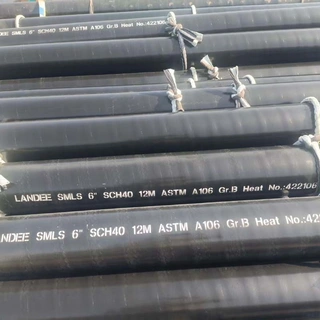 ASTM A106 Grade B Seamless Pipe, ASME B36.10, 6 Inch, SCH 40 ASTM A106 Grade B Seamless Pipe, ASME B36.10, 6 Inch, SCH 40