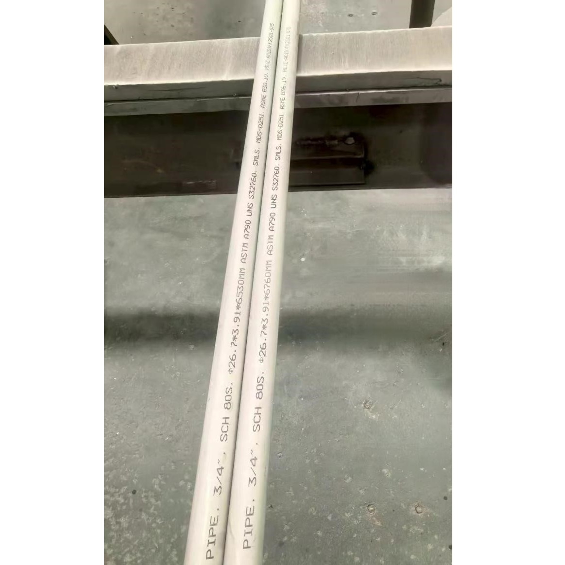 ASTM A790 UNS S32760 Seamless Pipe, ASME B36.19, 3/4 Inch