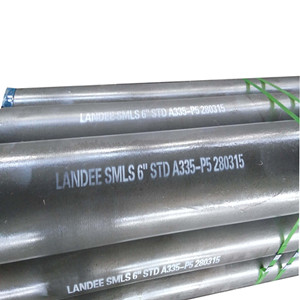 ASTM A335 P5 Alloy Steel Pipe, 6 Inch, 6 Meters, SCH STD, BE