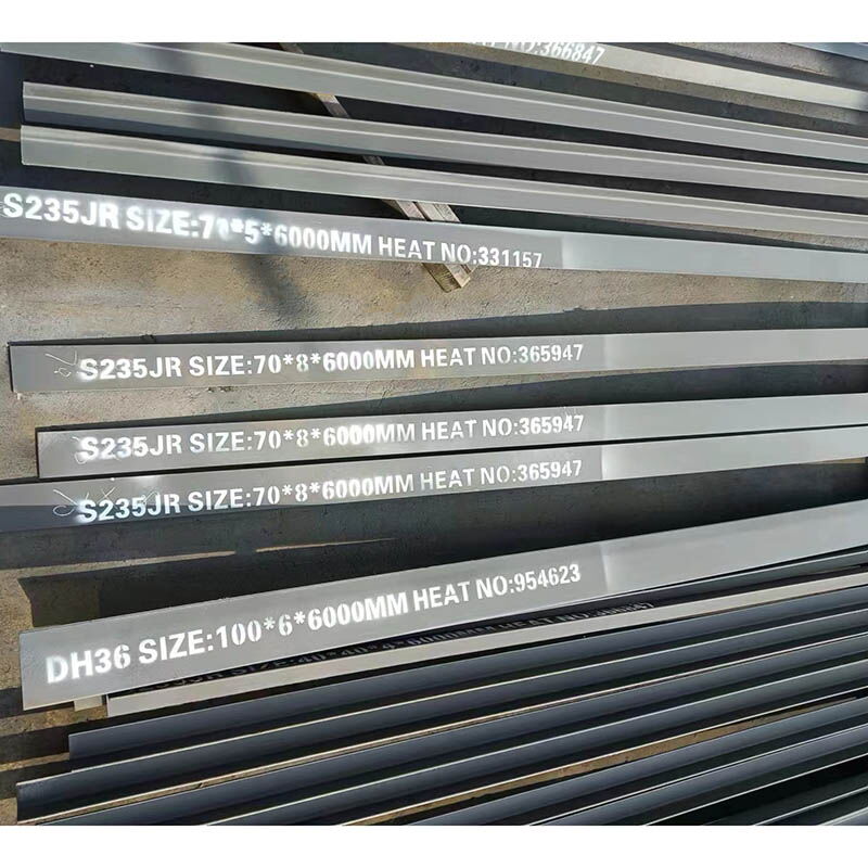 EN 10025-2 Flat Bar, S235JR, 70*8*6000 mm, Anti-Rust Coating