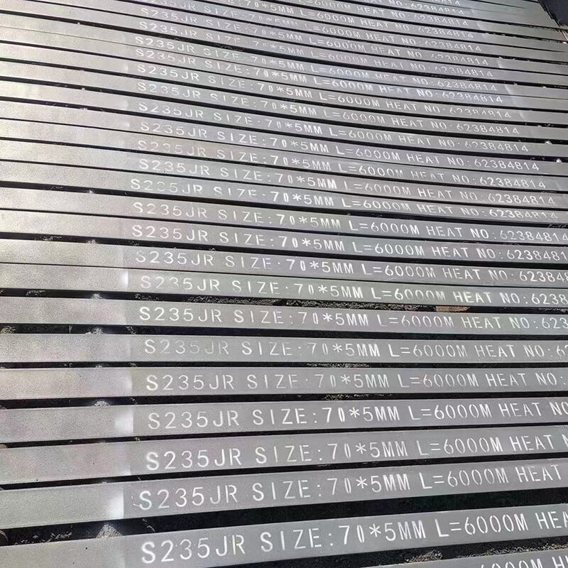 EN 10025-2 S235JR Flat Bar, 70*5 * 6000 mm, Structural Steel