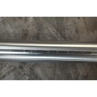 ASTM A276 Type 304 Round Bar, SS 304, OD 65 mm, 2000 mm Long