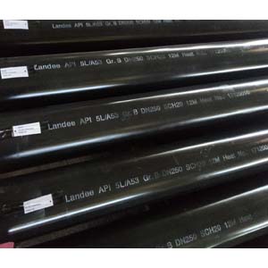 A53 Gr. B ERW Pipe, B36.10, DN250, OD 273 MM, WT 6.4 MM, L 12 M