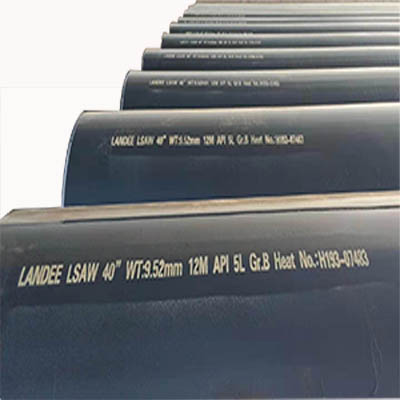 API 5L GR.B ASME B36.10 LSAW Pipe, 24 Inch, SCH40, 12 Meter