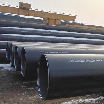 API 5L GR.B PSL1 LSAW Pipe, 36 Inch, Sch 40, 12 Meters