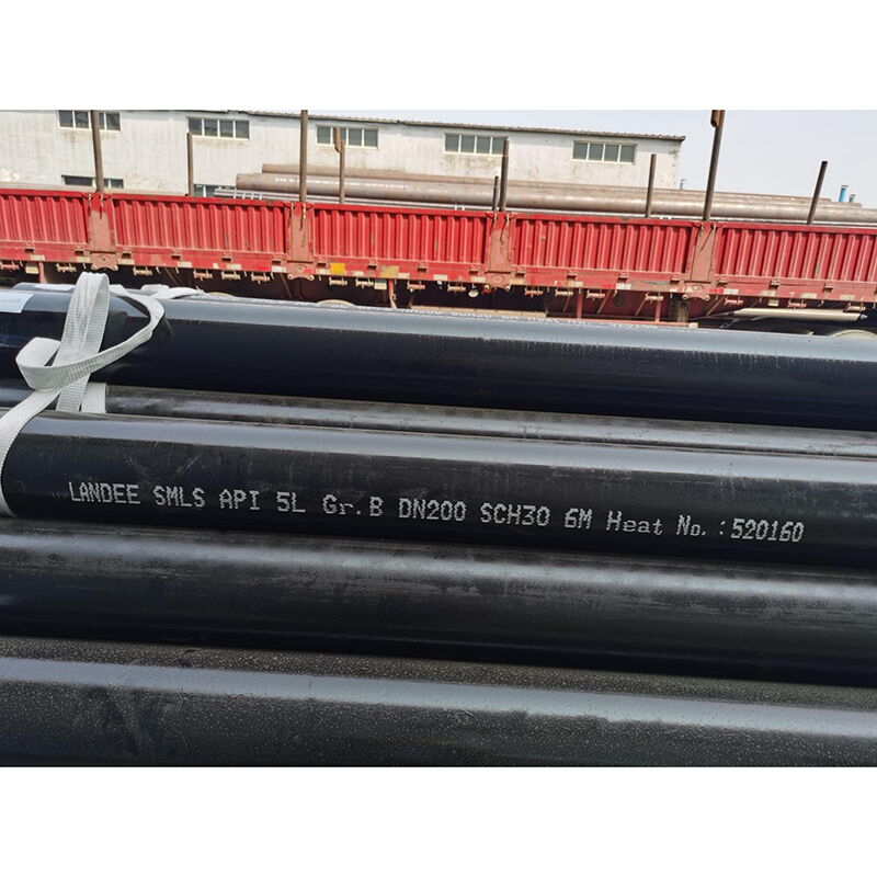 ASME B36.10 Seamless Pipes, API 5L Grade B, 8 Inch, 6 M, BE