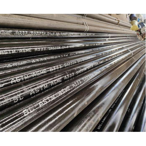 ASME SA333 Grade 6 Seamless Pipe, Carbon Steel, 12 IN, 12 M