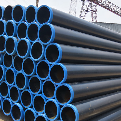 ASTM A53 GR B ERW Pipe, ASME B36.10, DN300, Sch STD, BE, 12 Meter