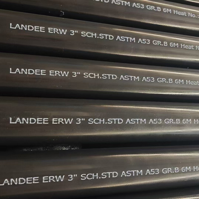 Carbon Steel ERW Pipes, ASTM A53 Grade B, 3 IN, 6 M, SCH STD Carbon Steel ERW Pipes, ASTM A53 Grade B, 3 IN, 6 M, SCH STD